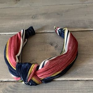 NWOT 4/25$ striped knotted headband Anthropologie